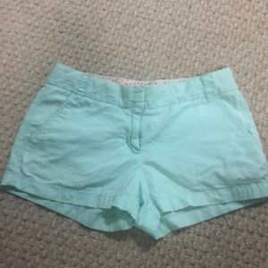 Ice blue jcrew chino shorts size 2 and size 4